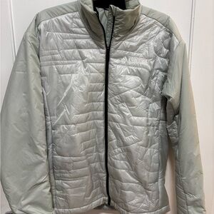 Adidas Running Jacket in Light Gray and Black